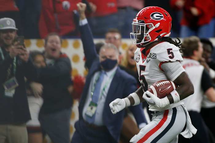Kelee Ringo stood out as a redshirt freshman in a sea of future NFL talent on Georgia's 2021 defense.